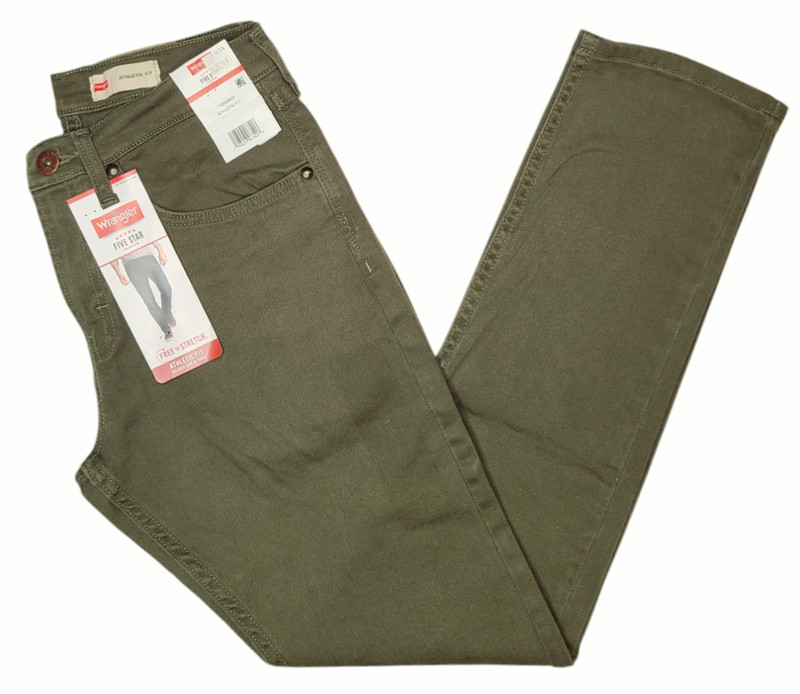 Wrangler #11654 NEW Men’s Athletic Fit Stretch Jeans