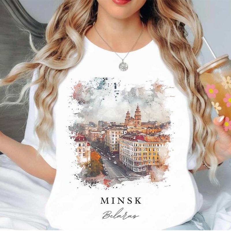 Minsk Belarus Unisex Shirt Travel Gift Belarus Trip Lover Favorite Tee