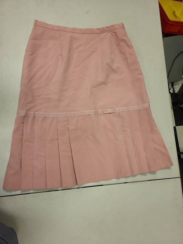 Michele Skirt Womens Size 10 Pink Pleated Career Party Casual Fashion Style