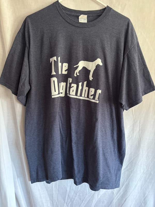 PORT & COMPANY Ring Spun Men’s Size 2XL Short Sleeve The Dog Father T-Shirt