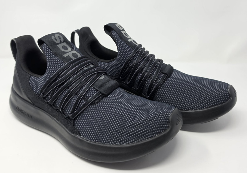 adidas Lite Racer Adapt 7.0 Size Men’s 9 Wide Black Grey–NWB