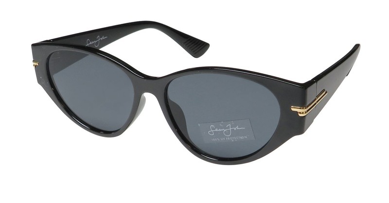 NEW SEAN JOHN SJS2030CE SUNGLASSES BLACK CAT EYE FULL-RIM 0-0-0 WOMENS PLASTIC