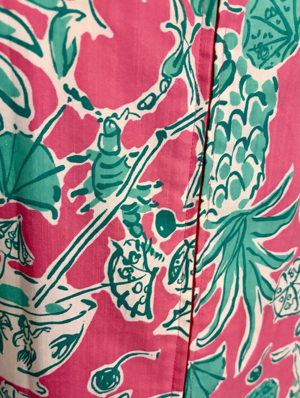 Rare Vintage Lilly Pulitzer Originals A Line Shift Lined Lace Up Corset Dress 6 gallery
