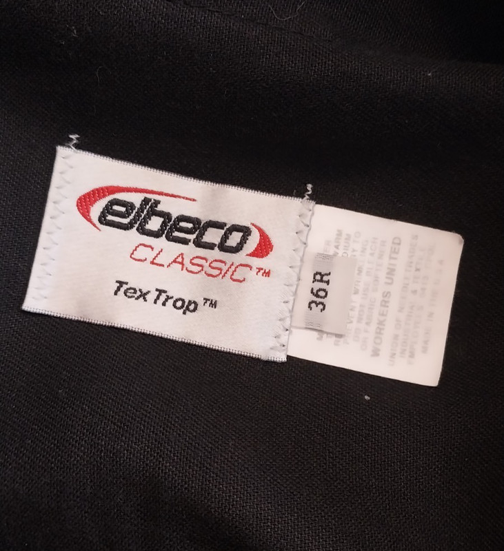 MEN'S ELBECO Classic Tex Trop Polyester Uniform Pant Black SIZE 36R gallery