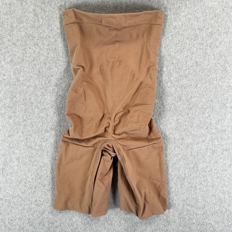 Spanx Shapewear Shorts Womens Small Brown High Waisted Power Series Slimming gallery