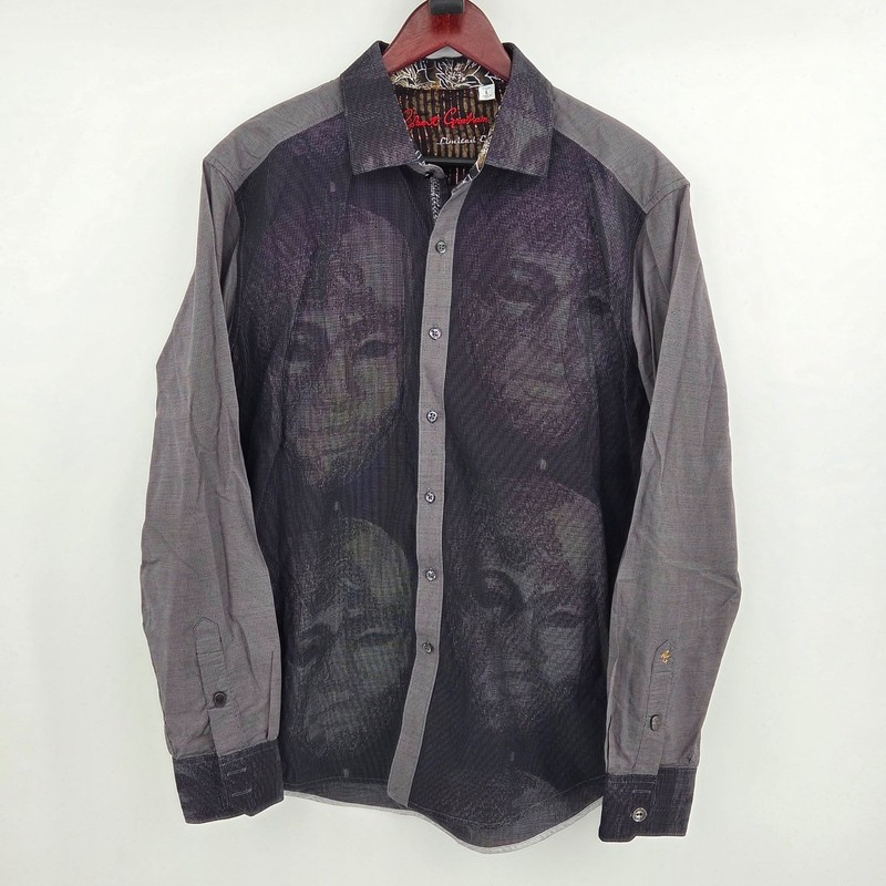 Robert Graham Limited Edition «The Mask» Shirt Mens 3 XL #244/785 Beaded Rare