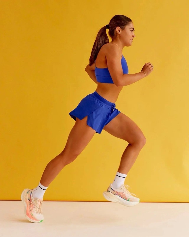 LSKD Accelerate 3” Mid Rise Running Shorts Women’s - All Size - Electric Indigo gallery