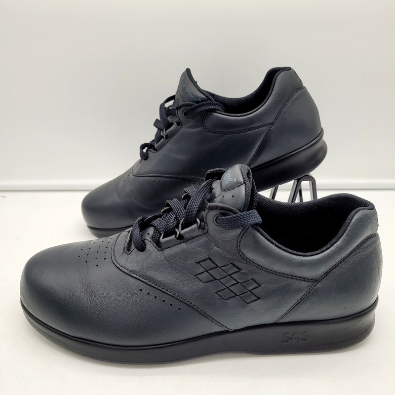 SAS Free Time Women’s Leather Walking Shoes Sneakers Size 8.5 W Wide Black