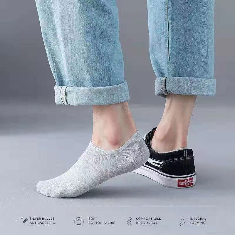 Lot 12 Pairs Mens No Show Socks Low Cut Anti-slid Casual Invisible Liner Socks gallery