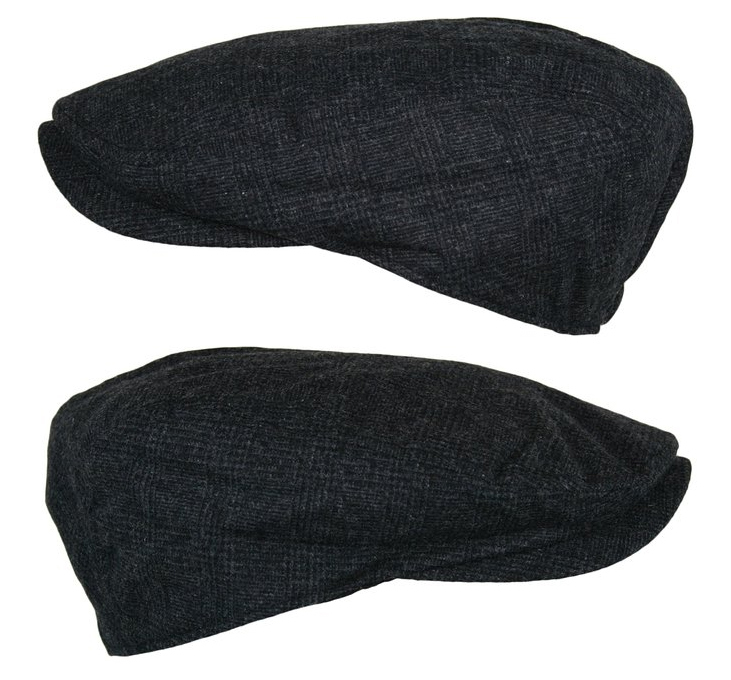 Classic Men's Solid Plain Wool Blend Tweed Newsboy Ivy Gatsby Cabbie Golf Hat gallery