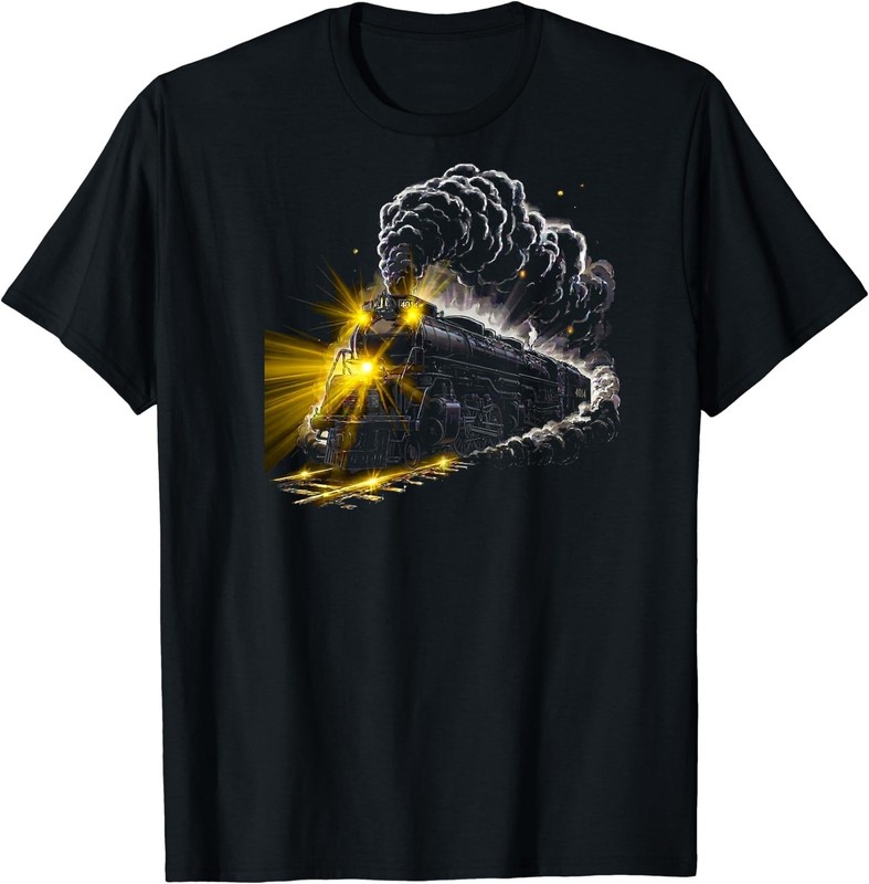 Big Boy 4014 Train Engineer Steam Train Conductor American Funny T-Shirt