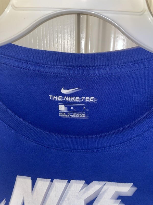 Nike Men's T-Shirt Logo Swoosh Printed Athletic Active Short Sleeve Shirt gallery