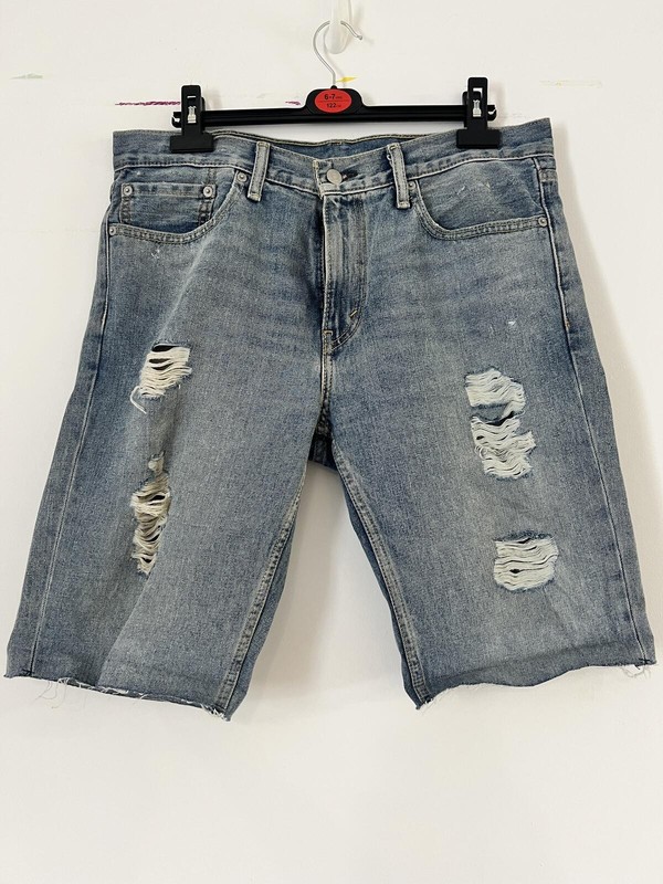 Levi’s 511 Short Blue Denim W33 *Cut off * *Grade 33