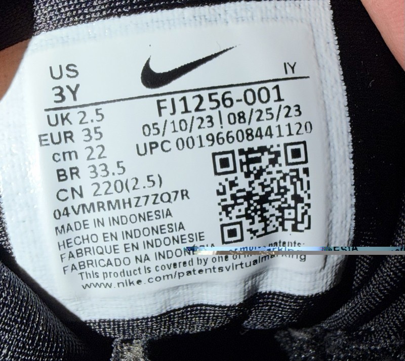 Nike Little Foamposite One Eggplant Purple Sneakers, Size 3Y FJ1256-001 gallery