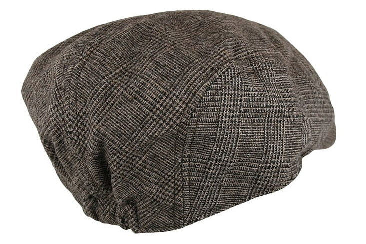 Classic Men's Solid Plain Wool Blend Tweed Newsboy Ivy Gatsby Cabbie Golf Hat gallery