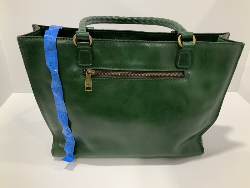 Patricia Nash Green Leather Studded Tote Shoulder Bag gallery