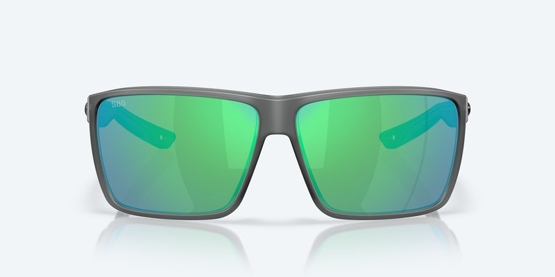 Costa Del Mar Rincon II Matte Smoke/Green Mirror 580G Polarized 64 mm Sunglasses gallery