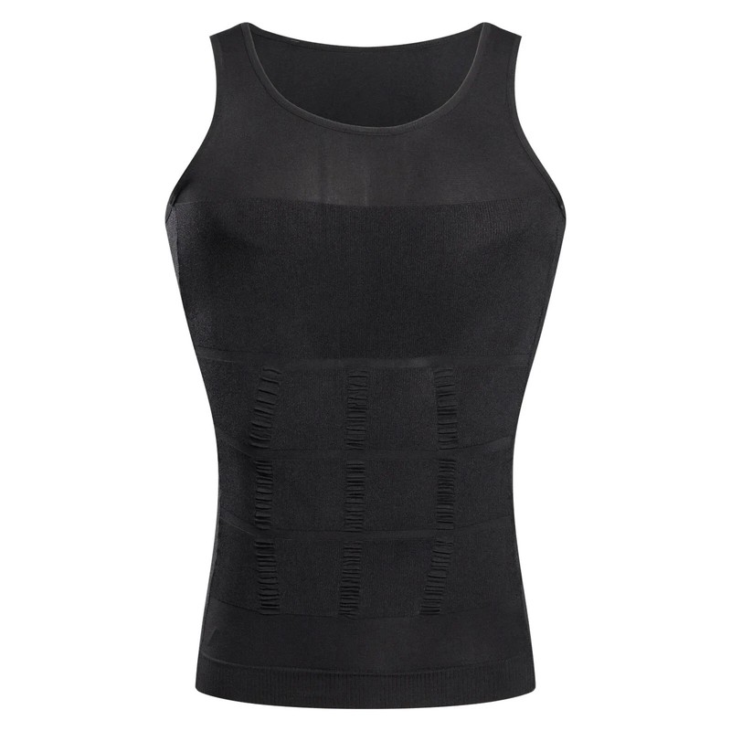 Men Body Shaper Slimming Tummy Vest Thermal Compression Shirt Tank Top Shapewear