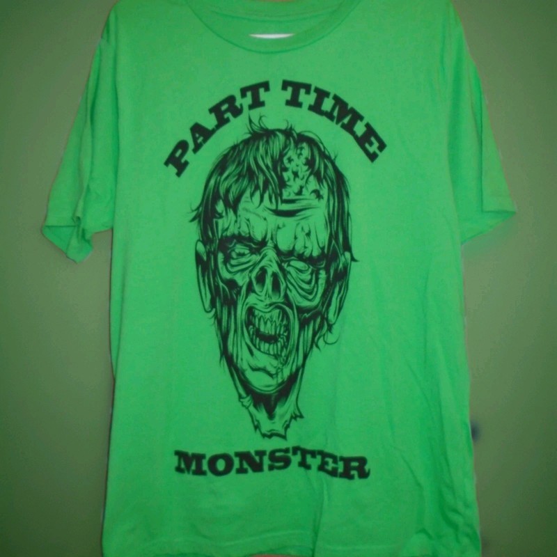 PART TIME MONSTER TSHIRT BY ADTN ADULT XLARGE