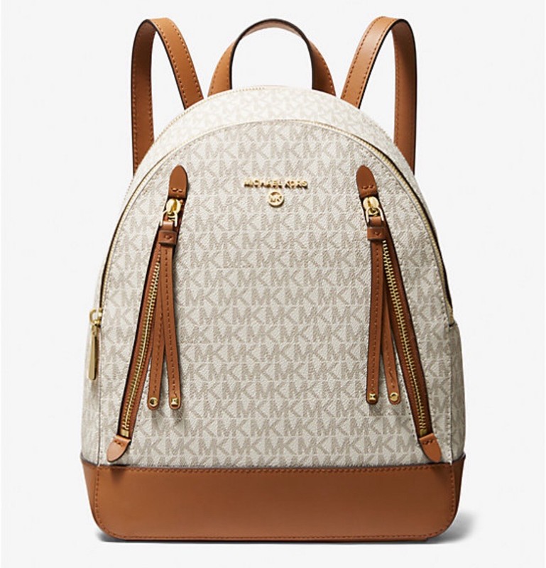Michael Kors Brooklyn-Medium Backpack Vanilla New