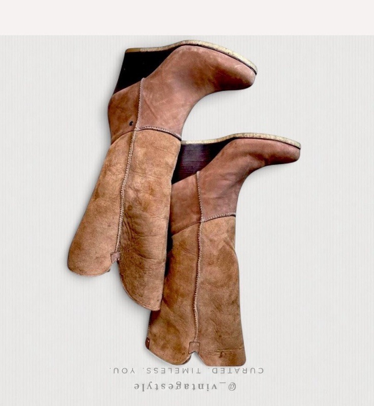 UGG Brown Suede Knee High Wedge Boots Women’s Sheepskin Lined Pull On 9 3195