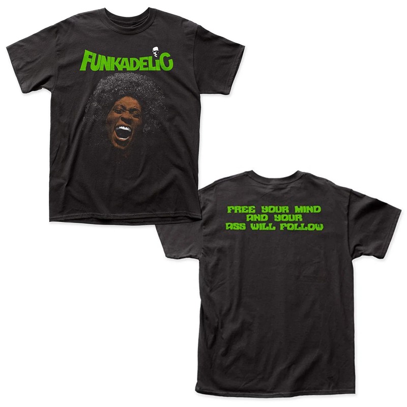2 Sides Funkadelic Free Your Mind Shirt Black Cottn S-5XL BS1147