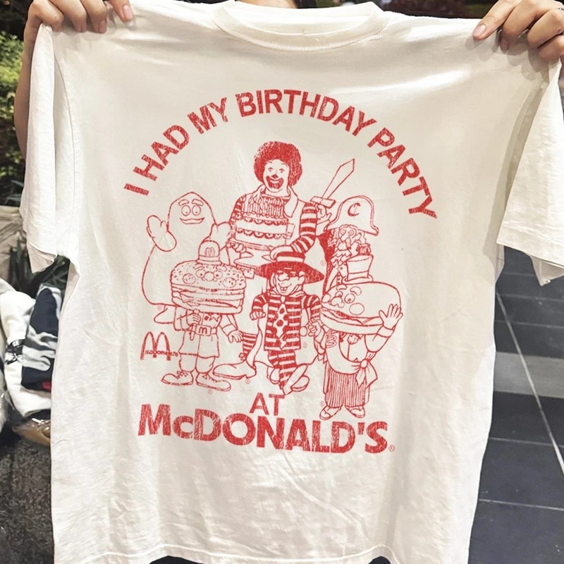 VIntage I Had my Birthday Party at Mc T-Shirt