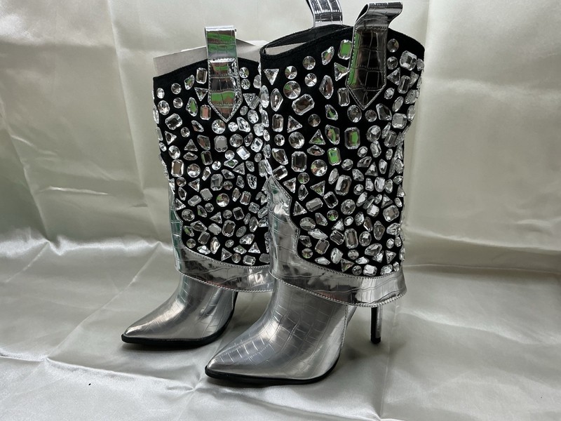 Lauren Lorraine – Hana- Black & Silver – Size 5.5
