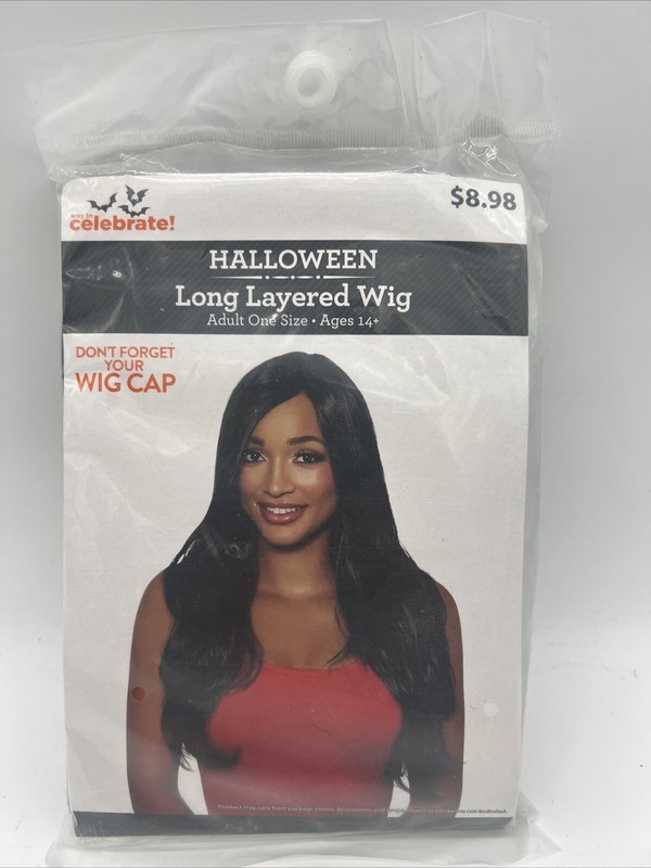 New Way to Celebrate Halloween Long Layered Hair Wig One Size Age14+ FreeS&H