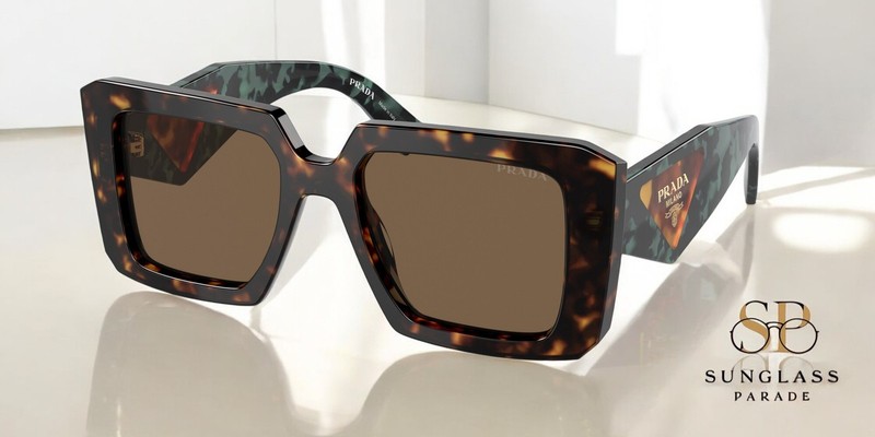 PRADA PR 23YS 2AU06B Tortoise Dark Brown 51 mm Women's Sunglasses gallery