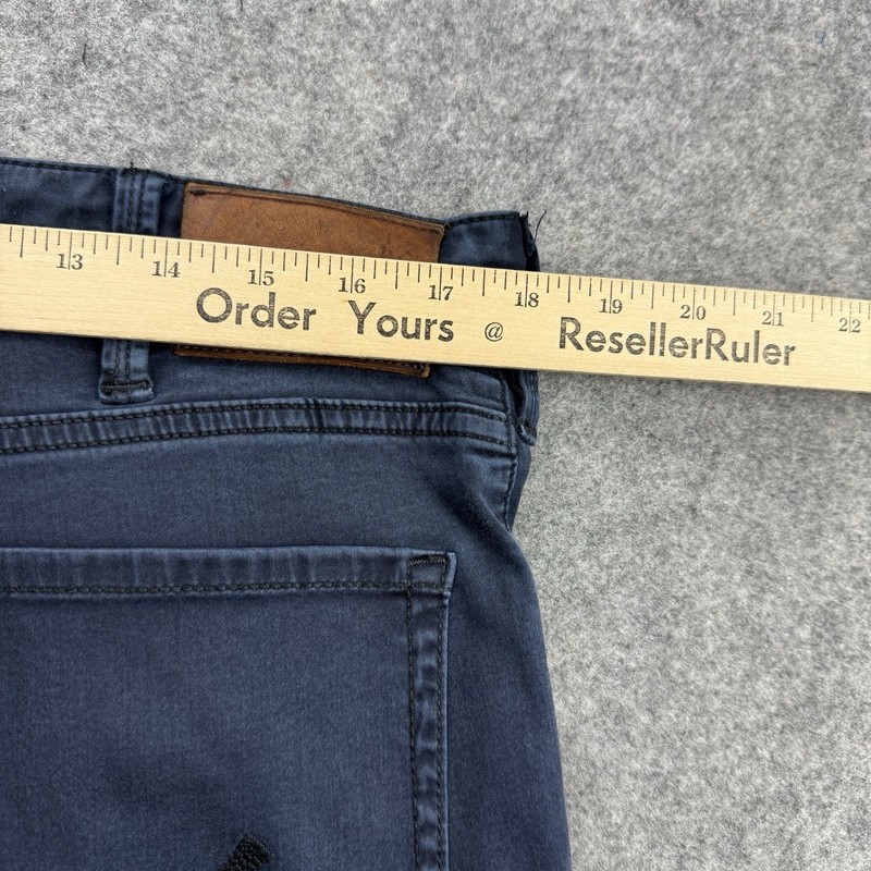34 Heritage Charisma Pants Mens 36x32 Blue Twill Comfort Rise Classic Stretch gallery