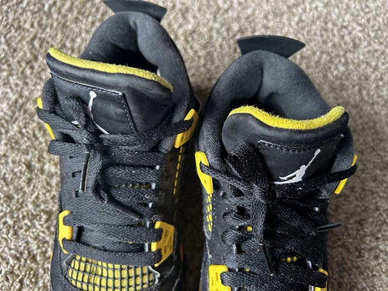 size - 5 Jordan 4 Retro Thunder (2023) (GS) - 408452-017 gallery