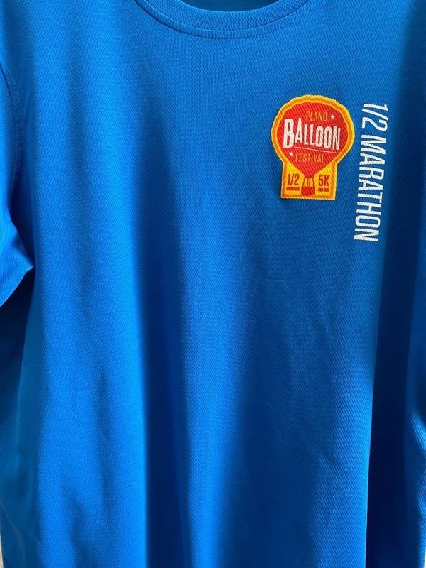 Plano Balloon Festival 2011 1/2 Marathon 5K New Balance T-Shirt Men's XL Blue gallery