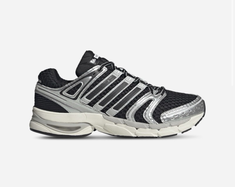 Adidas Adistar Control 5 Mens Size 9 Black Metallic Silver Grey JQ4165 NEW NWT