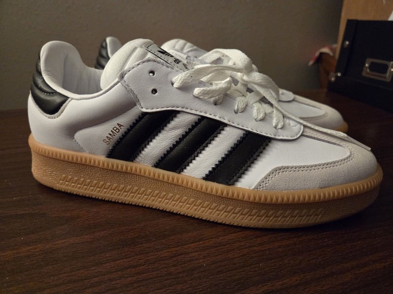 Adidas Samba XLG White, Black & Gray Unisex Sneaker Men’s 8.5 Women’s 9.5 IE1377