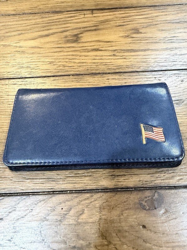 American Flag Navy Wallet