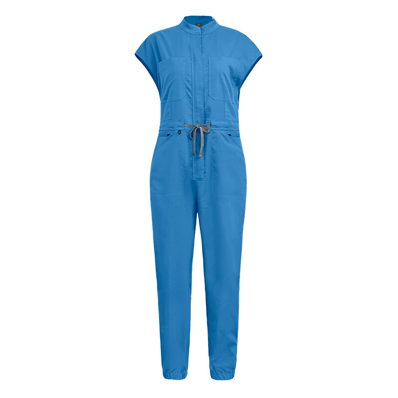 NiaaHinn Scrubs Short Sleeve Coverall Jumpsuit Women Customizated Colors XS-4XL gallery