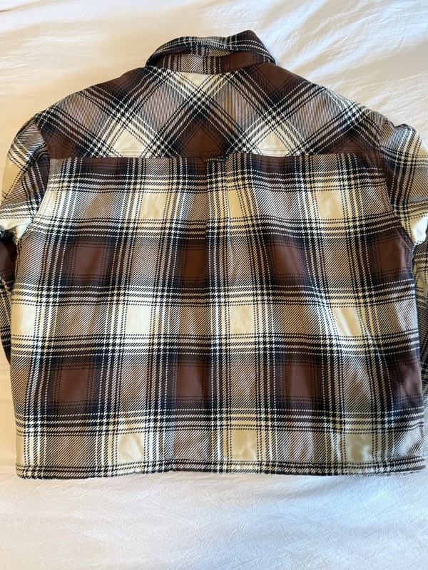 Women's Size Large Sherpa Lined Full Zip NEW Alpine Design Jacket Shacket Plaid gallery