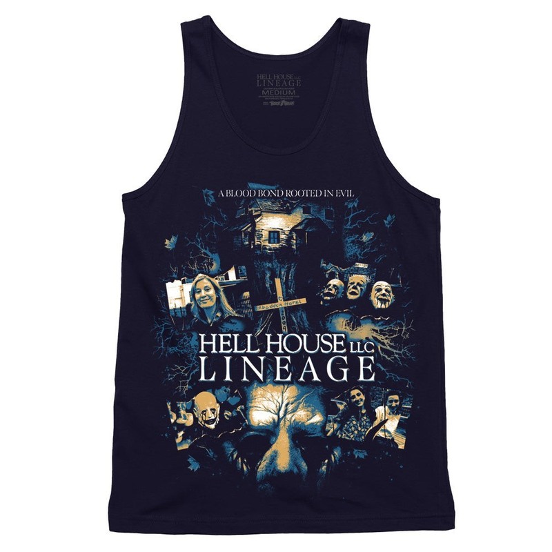 Hell house llc : lineage rooted in evil men’s tank top reprint