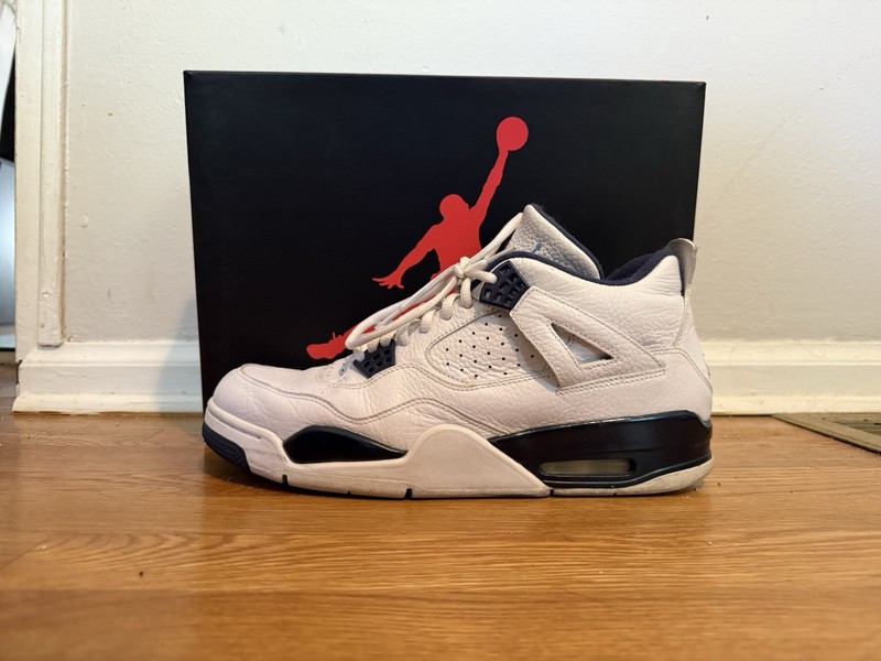 Air Jordan 4 Retro LS Columbia Size 12 Used 314254 107