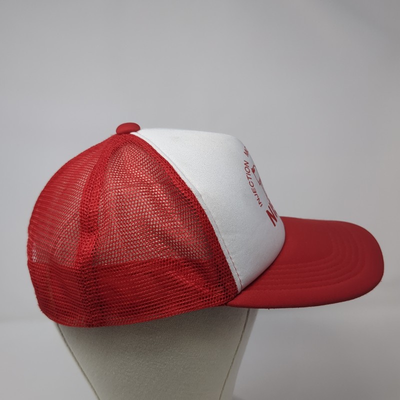 Nissei Injection Molding Machines Snapback Trucker Hat Red One Size Mesh Back gallery