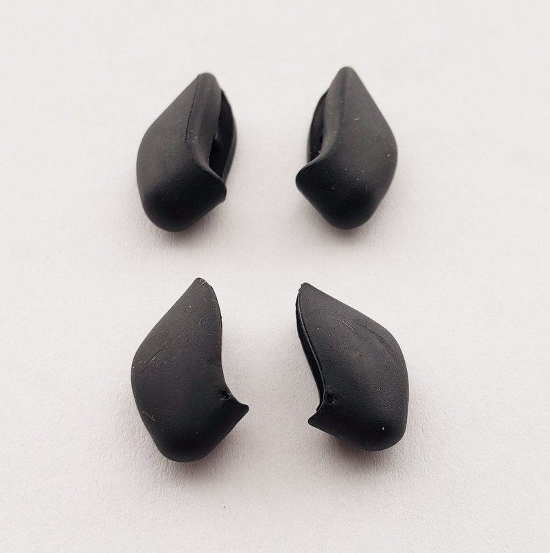 2 Pack – Authentic Oakley Flak Jacket 2.0 Large Black Replacement Nose Pads
