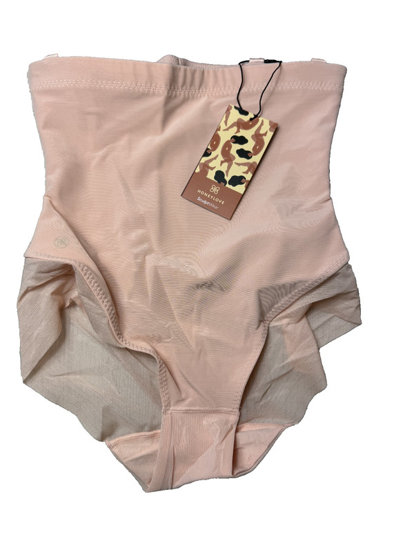 Honey love SuperPower Brief Shape wear size large ROSE TAN NUDE NWT gallery