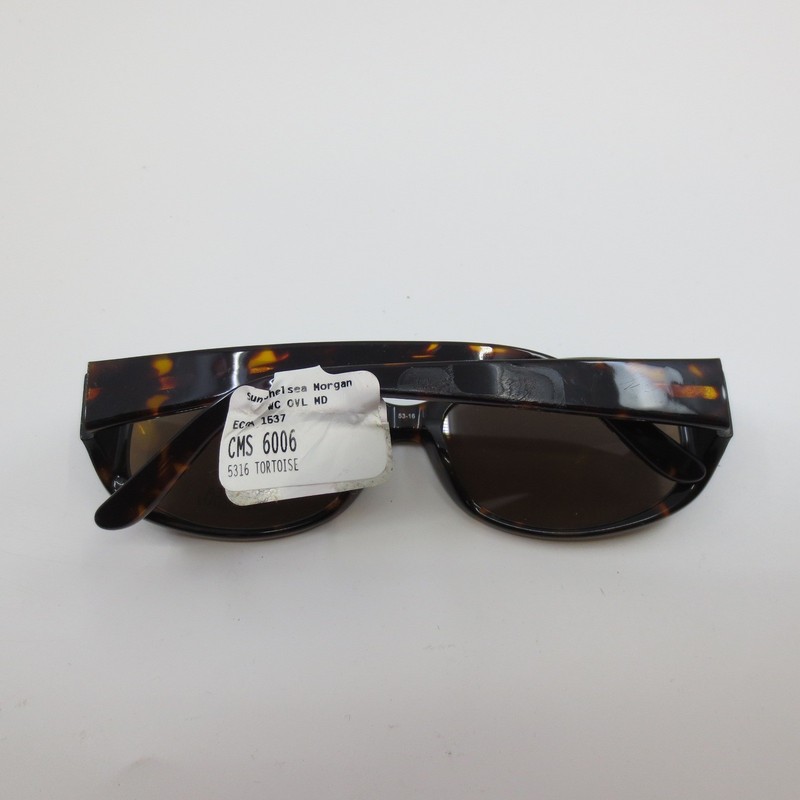 Chelsea Morgan Suns Sunglasses Tortoise Oval Frames CMS 6006 TO 53-16-130 Brown gallery