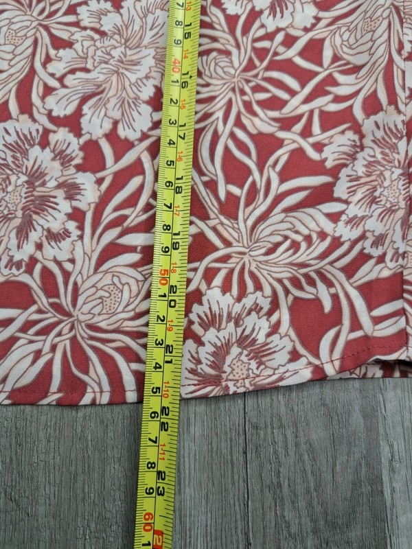 The Loft Floral Tunic Peasant Top Boho Ruffle Long Sleeve Women's Size XS Petite gallery