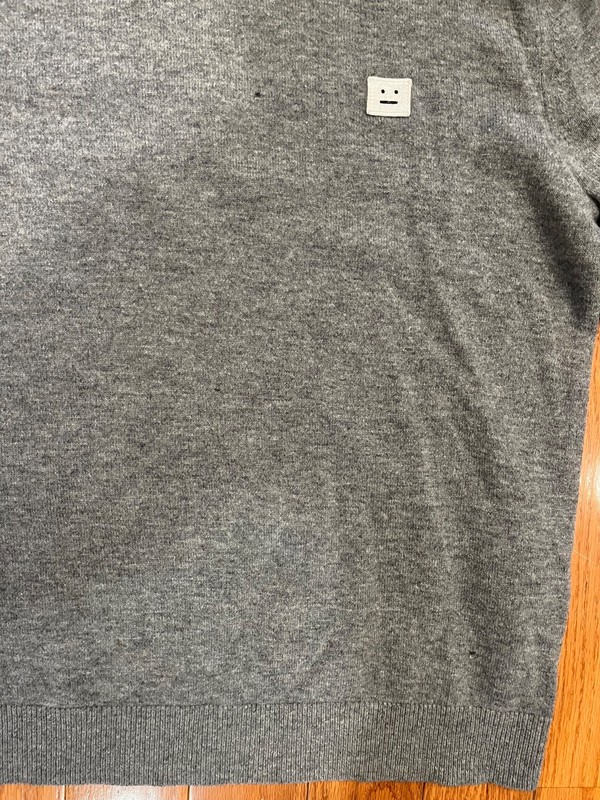 Acne Studios Wool Sweater Gray Size Medium (flaws) gallery