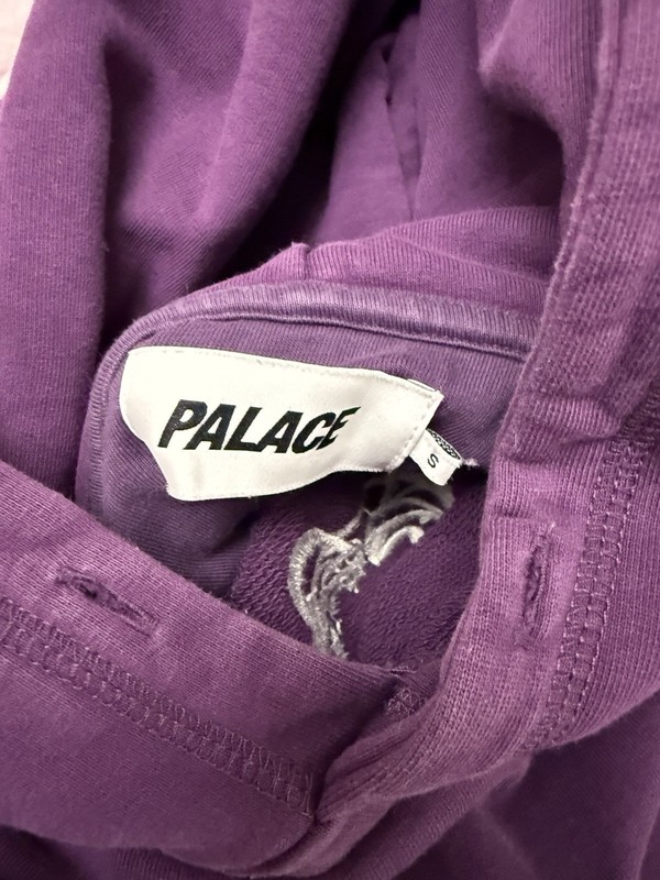 Palace Skateboards Tri Bagel Hoodie Maroon 100% Cotton, S Small gallery