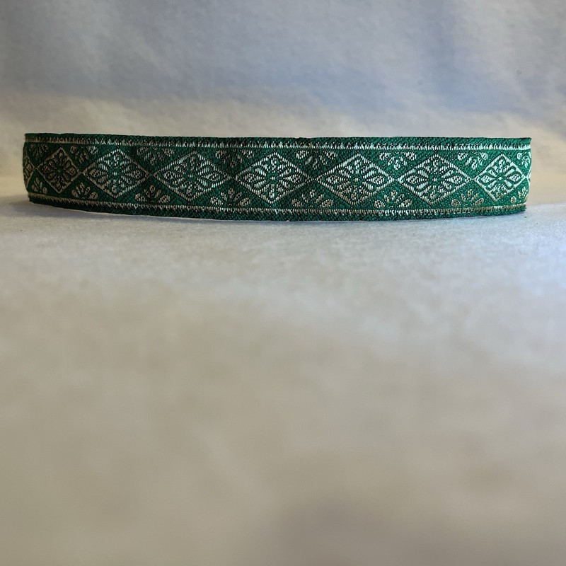 Celtic Irish Headband non slip adjustable Green Shamrocks St Pats Day Jacquard gallery
