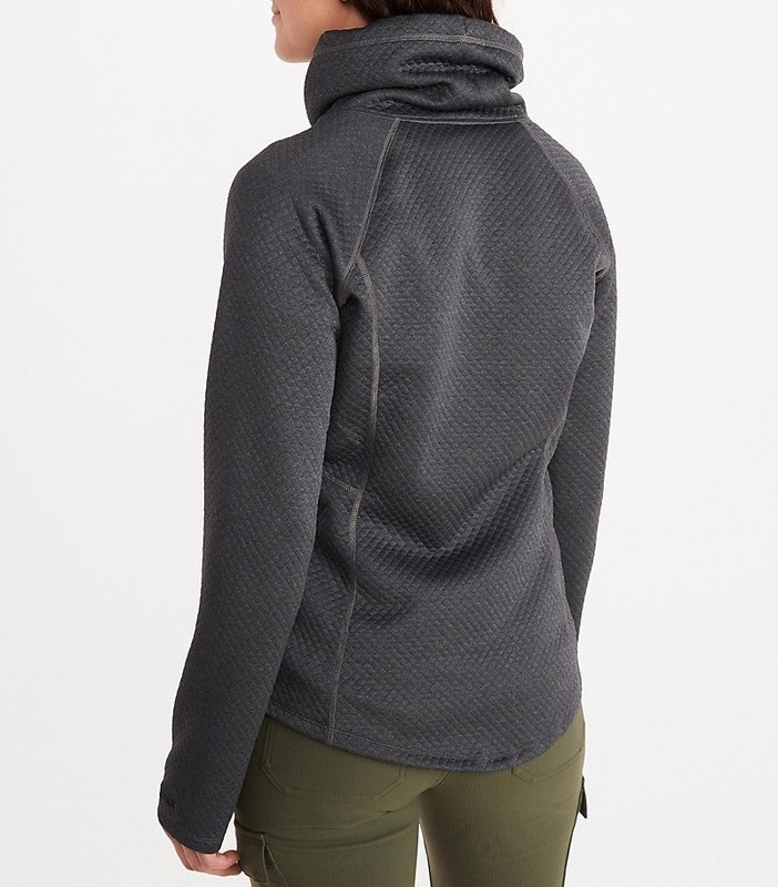 Marmot Quilted Cowl Neck Annie Pullover Jumper Size L 12 14 gallery