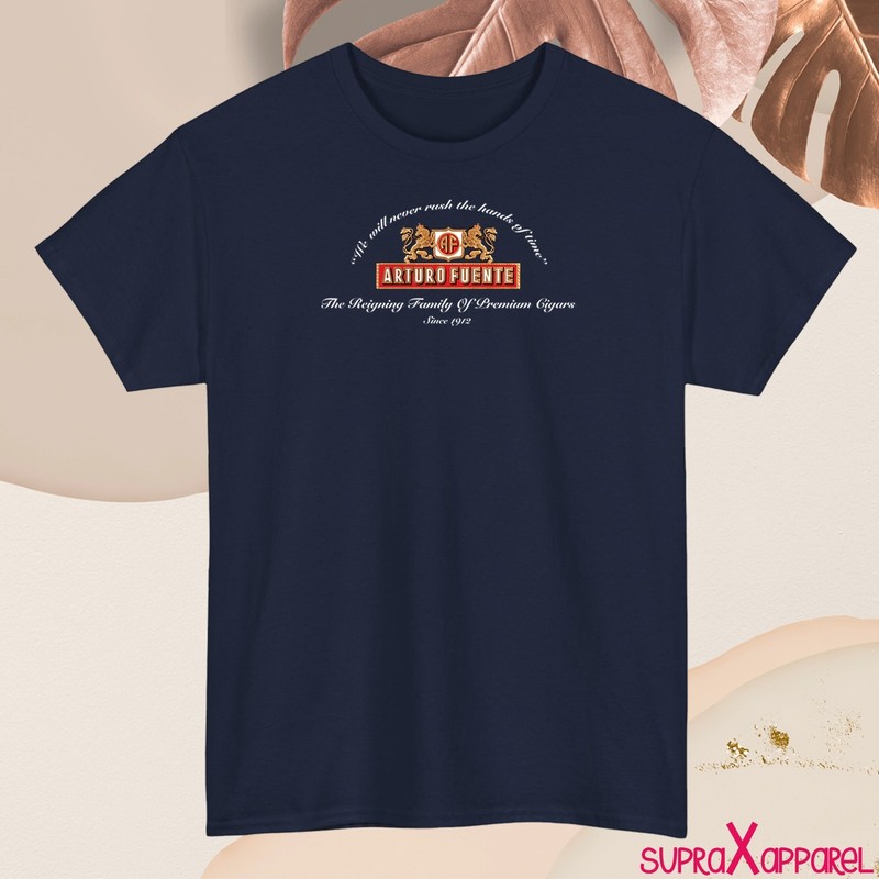 Arturo Fuente Cigars Logo Mens T-Shirt Cotton Graphic Tee Made in USA Colors S-5